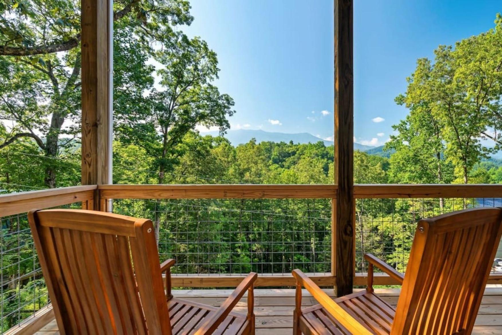 Tranquil Mountain Getaway By Ghosal Luxury Lodging Gatlinburg Exterior foto