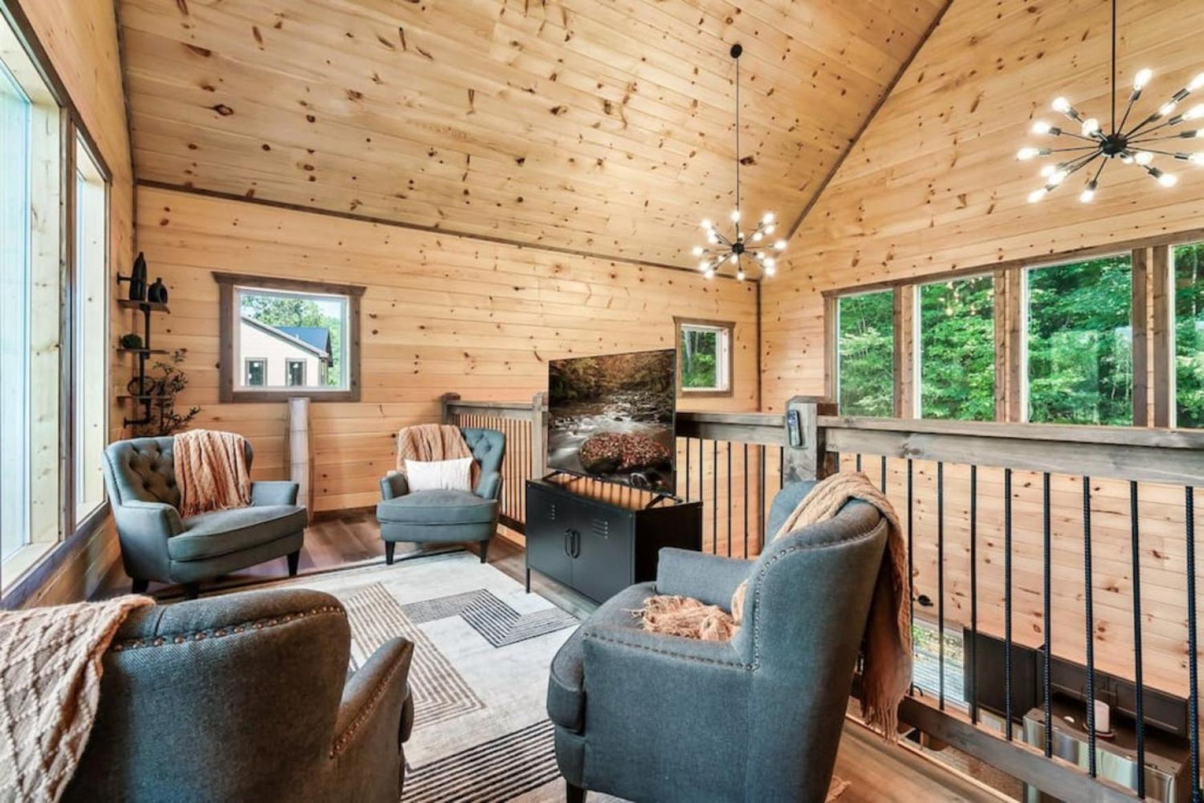 Tranquil Mountain Getaway By Ghosal Luxury Lodging Gatlinburg Exterior foto